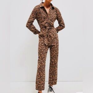 Leopard Print Jumpsuit